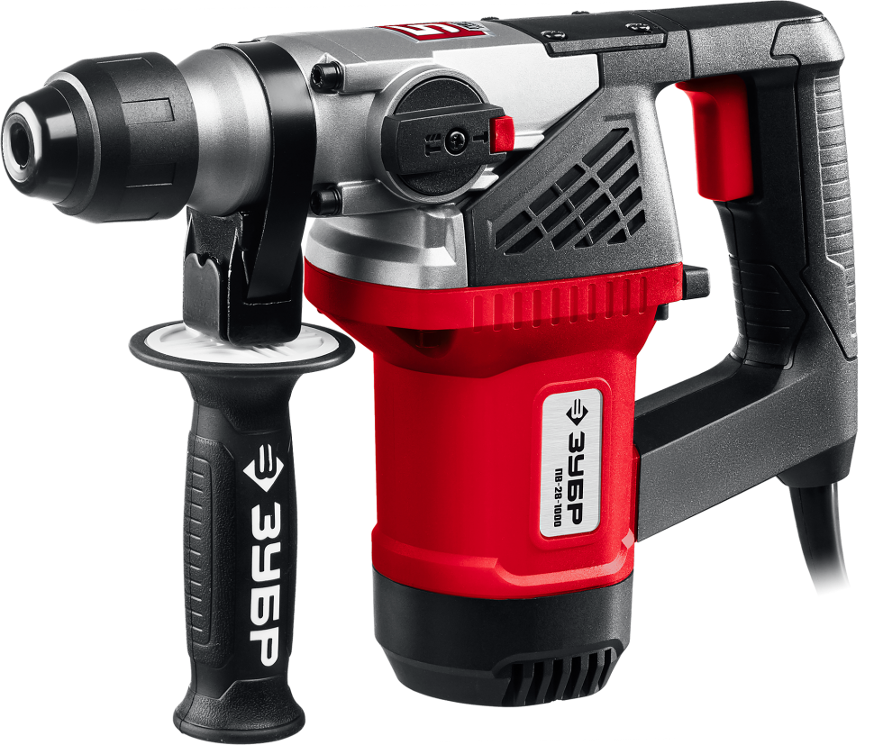 Перфоратор SDS-plus вертикальный ПВ-28-1000, 1000Вт, 3 режима, 4,0Дж, кейс ЗУБР