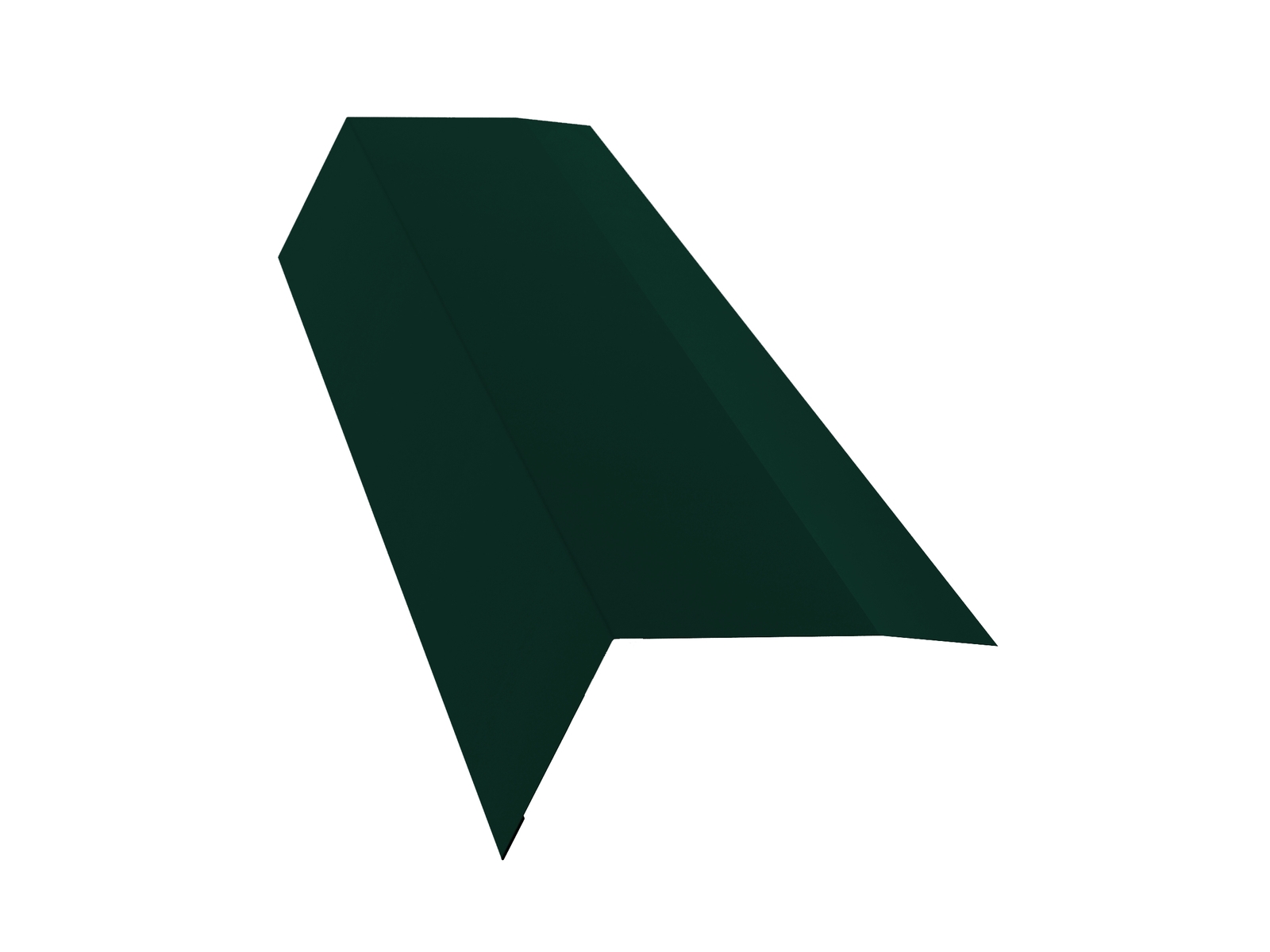 Планка карнизная (100х69 мм) 2м RAL 6005 зеленый мох