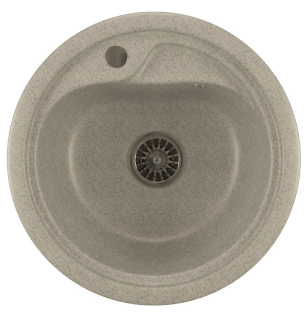 Мойка MIXLINE ML-GM10 круглая серая (310) 440мм