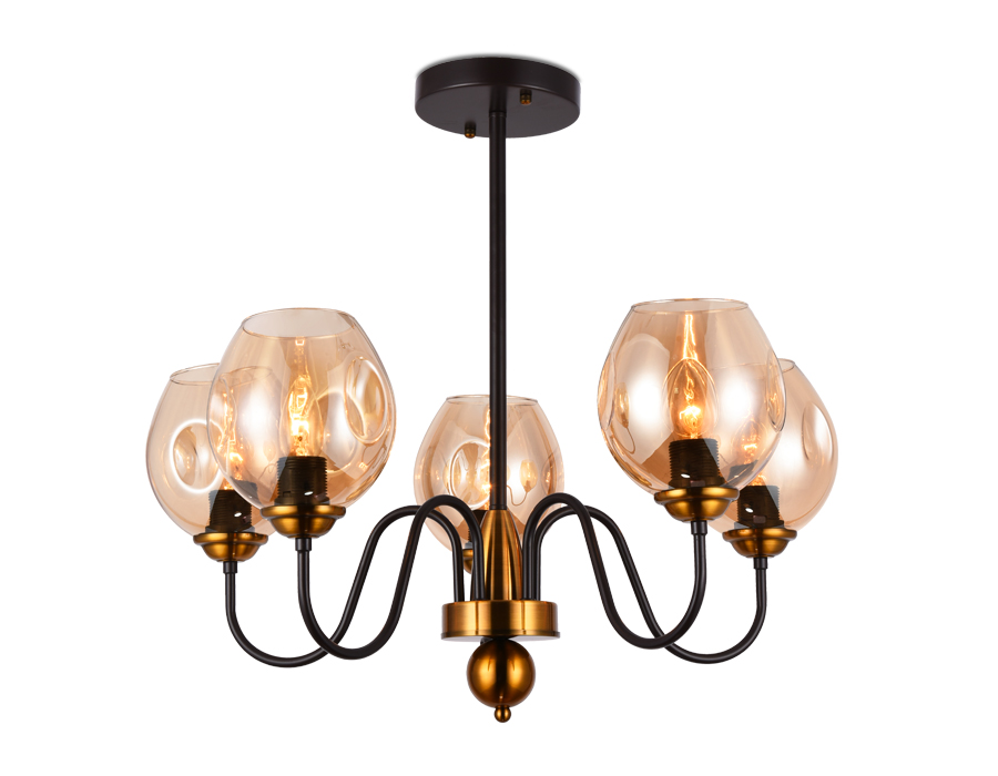 Светильник подвеснойTR 9057/5  DCF/TI  Е27  5x40w Китай 