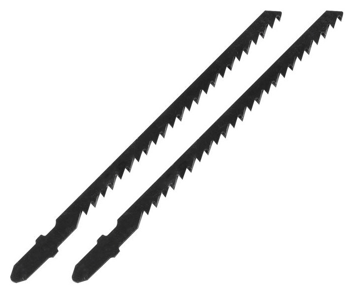 Пилка для лобзика 100 мм дерево/пластик, шаг 4,0мм, 2шт. 81-2-410
