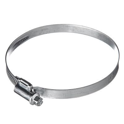 Хомут д.70-90мм нерж, винт 3 1/2" 