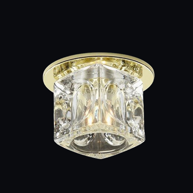 Светильник потолочный CRYSTAL-11 G4(GU5.3) золото 00-0006