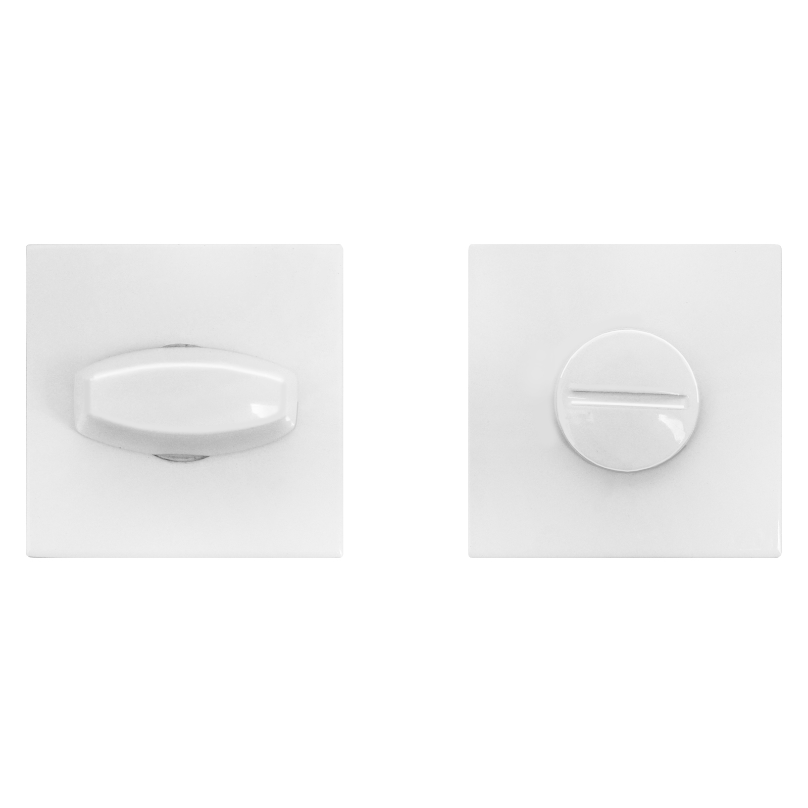 Завертка сантехническая АЛЛЮР АРТ ВК-S2 W 61110 белый  квадрат 13852