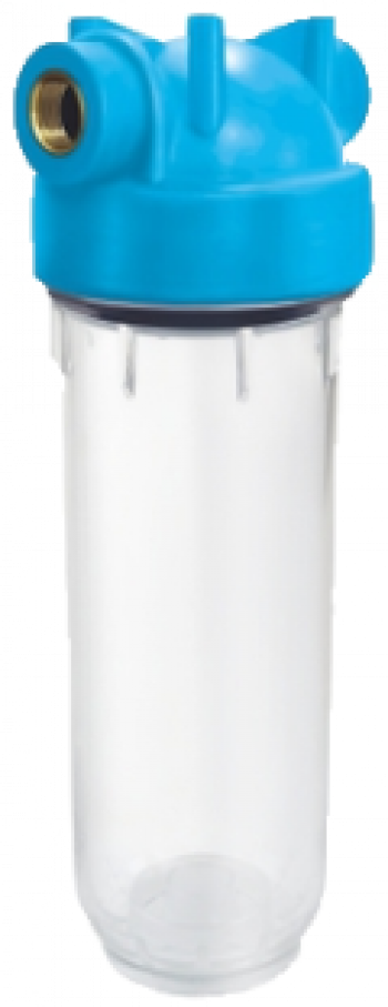 Колба двойная для хол.воды подкл. 1/2", Высота 10" прозрачная aquakratos AKV-109. Колба aquakratos (110, для хол.воды, 3/4", 10" SL. Магистральный фильтр 10" подкл. 1/2" Прозрачный без картриджа gidrox. Фильтр колба 3/4 (без картриджа) 10".