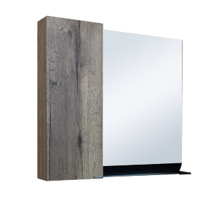 Мебель д/ванной "Кёльн-90" шкаф-зеркало дуб темный COMFORTY 