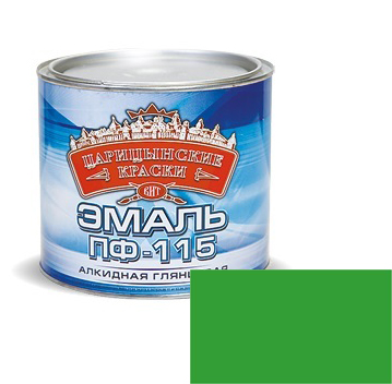 Эмаль зеленая 20,0кг ПФ-115 Царицынские краски
