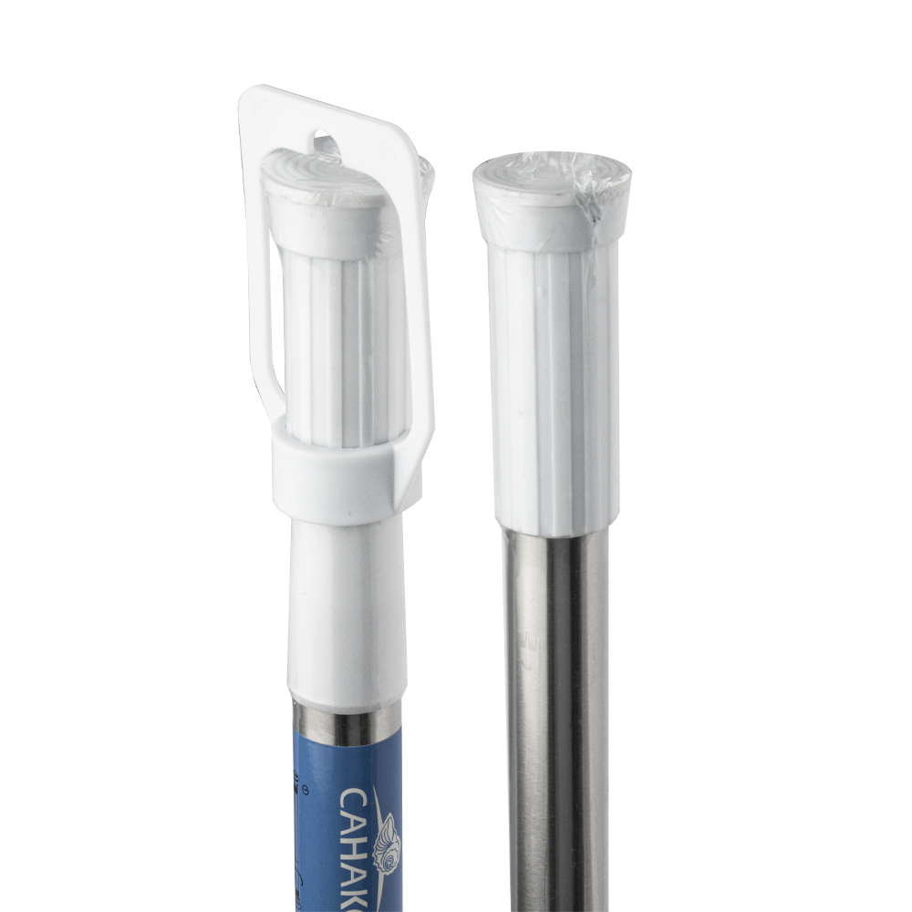 Карниз для ванной 140*260 см хром без колец нерж. САНАКС 10025