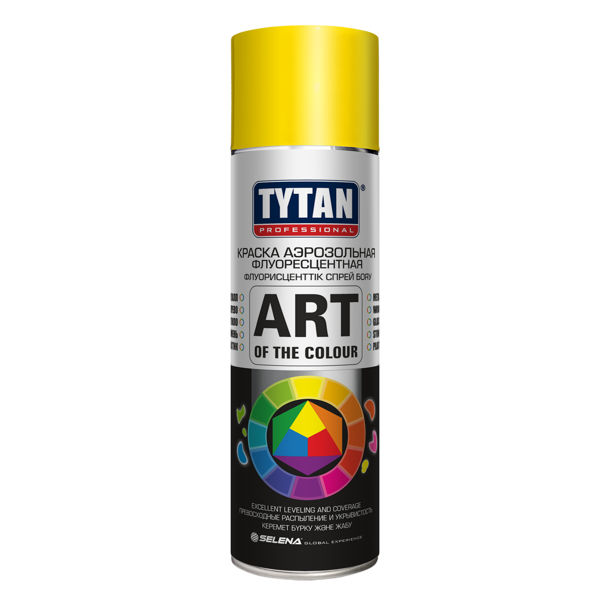 Аэрозоль эмаль TYTAN Professional Art of the colour Желтая флуоресцентная
