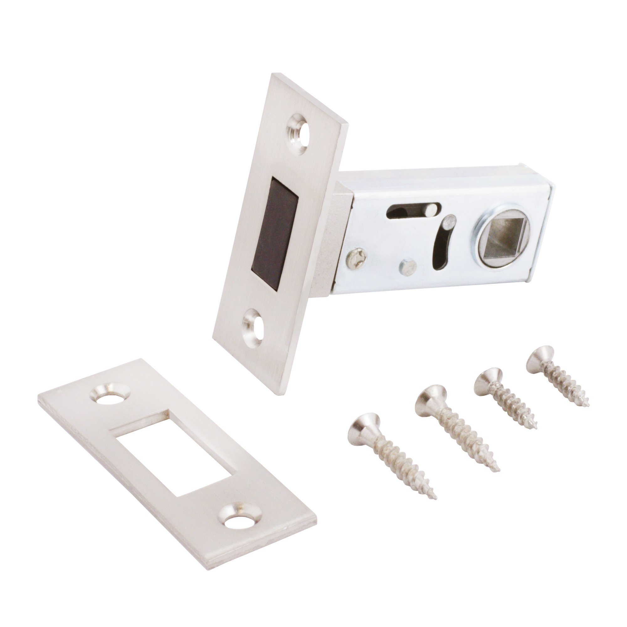 Защелка дверная магнитная АЛЛЮР L 50-8М SN мат.никель 11582