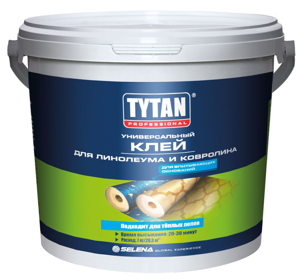 Клей универсальный Tytan Professional 4 кг. для линолеума и ковролина