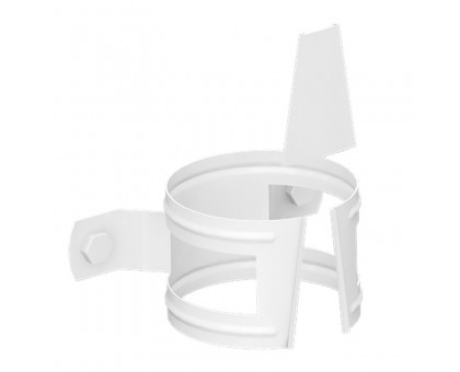 Держатель трубы D90 (на дерево) GS 9003 белый 