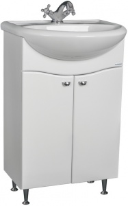 Мебель д/ванной Уют 55 Волна тумба-умыв без ящ БЕЗ УМЫВАЛЬНИКА АЙСБЕРГ