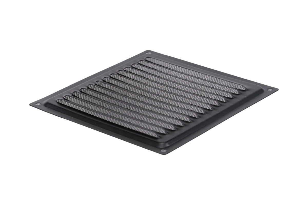 Решетка вент. накладная 150*200 Р черная