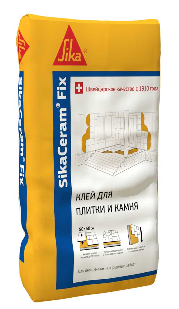 Клей плиточный SikaCeram® Fix 25,0кг, С0 Т