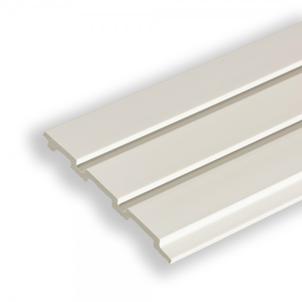 Панель 3D RAIL 120*10*2700 мм, вспен.полистирол, Белая