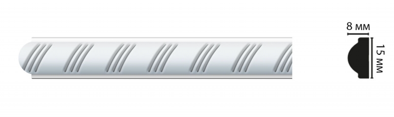 Дюропрофиль молдинг D130D (15*8*2000 )