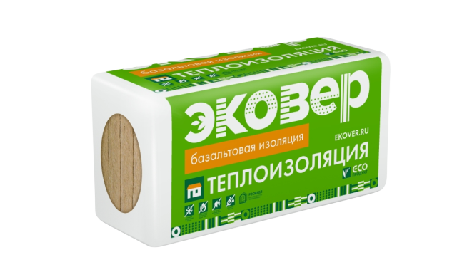 Минплита Эковер Лайт Универсал 1,0*0,6*0,05м(0,36м3, 7,2м2) 