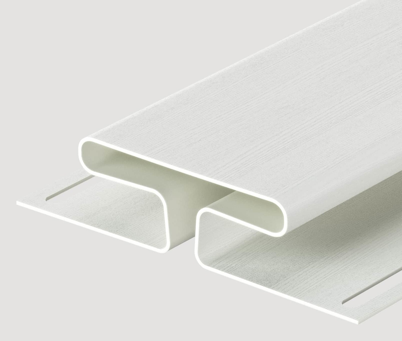 Сайдинг виниловый планка соединит 3,05м пломбир Дёк