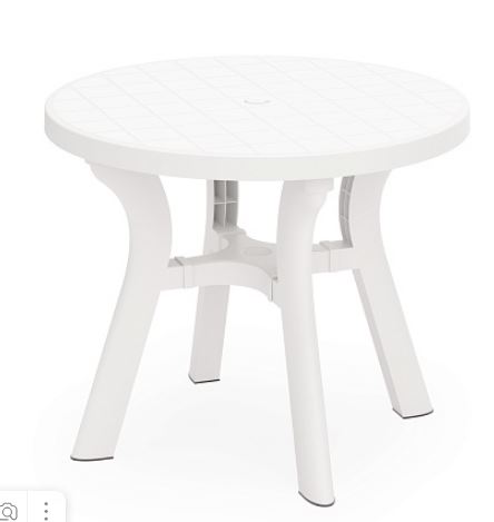 Стол "Атлант" d-900мм, выс.765мм Белый М8819