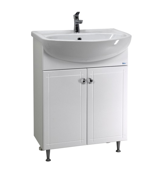 Мебель д/ванной Троя 03 тумба с умывальником Уют 50см Lindis