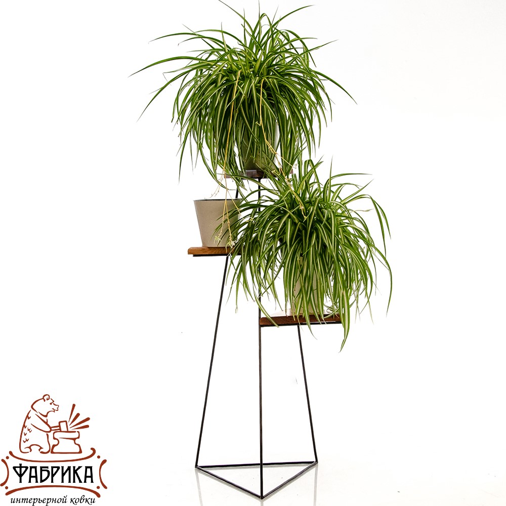 Стойка на 3 цветка, 66-424, дерево