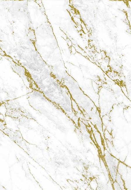 Фартук Листовая панель ПВХ Мрамор золото белый 3,0м Ур.