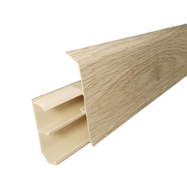 Плинтус пластик QVADRO 80  323 угол внешний  