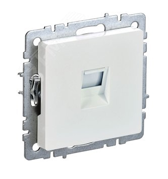Розетка BRITE компьютерная RJ45 BR-K10-1-K36 механизм жемчуг