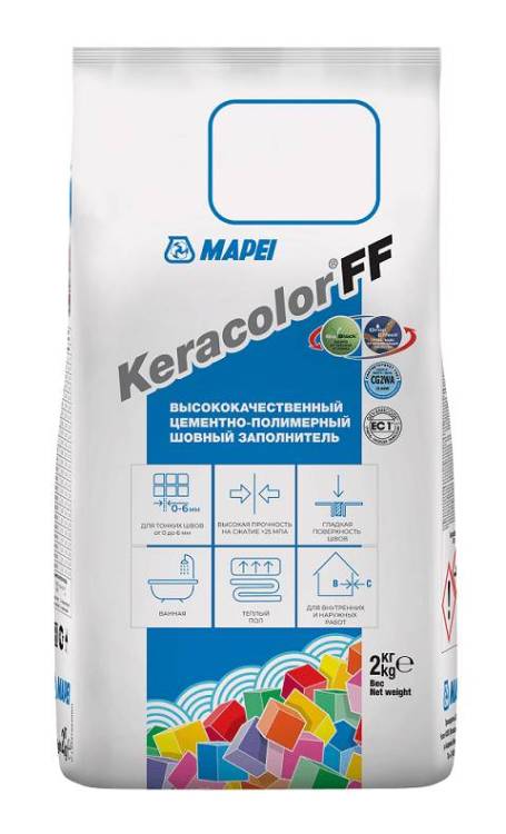 Затирка д/швов черная 2,0кг KERACOLOR FF № 120