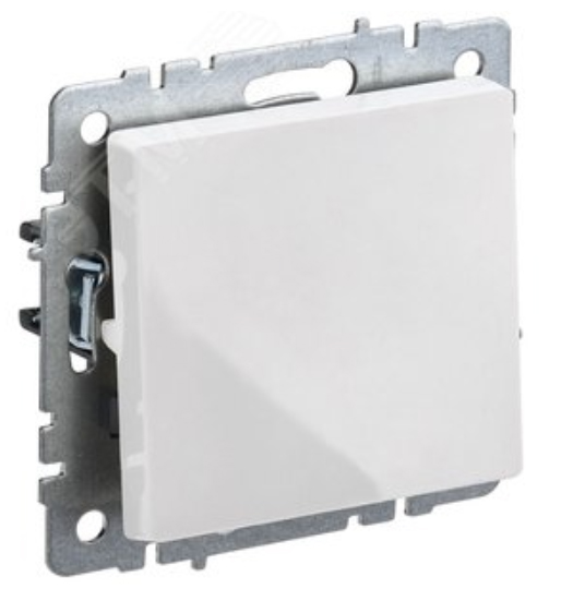 Выключатель BRITE 1клав проходной BR-V12-0-10-K01 механизм белый