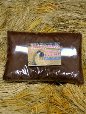 Подушка из лугового сена с лавандой