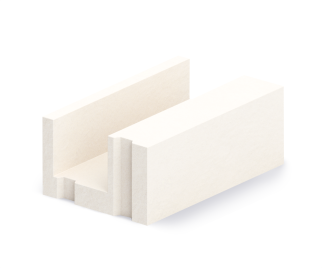 Блок газобетонный для перемычек 625*250*400 (16шт в м3) 12 шт Поревит