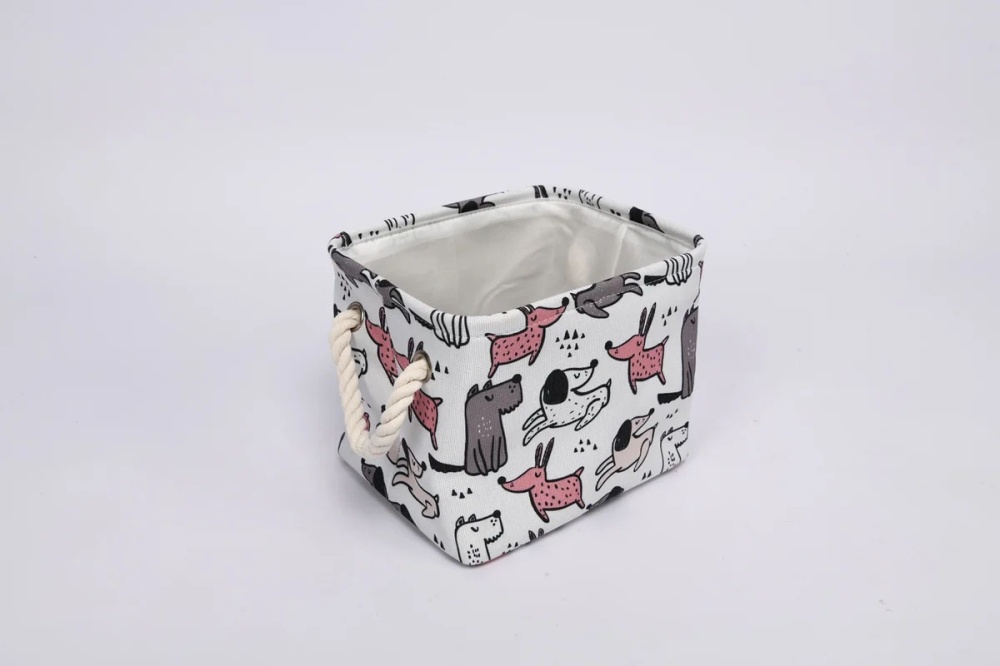 Корзина для мелочей  CUTE PUPPY КМ-366  25x20x20см W-SSB0366A-A