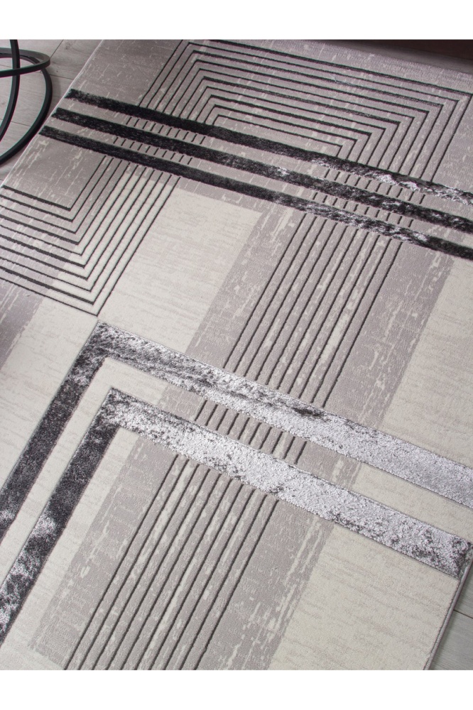 Ковер NOVA  ALPIN 200*290см, 04075A CREAM HB/ICE GREY