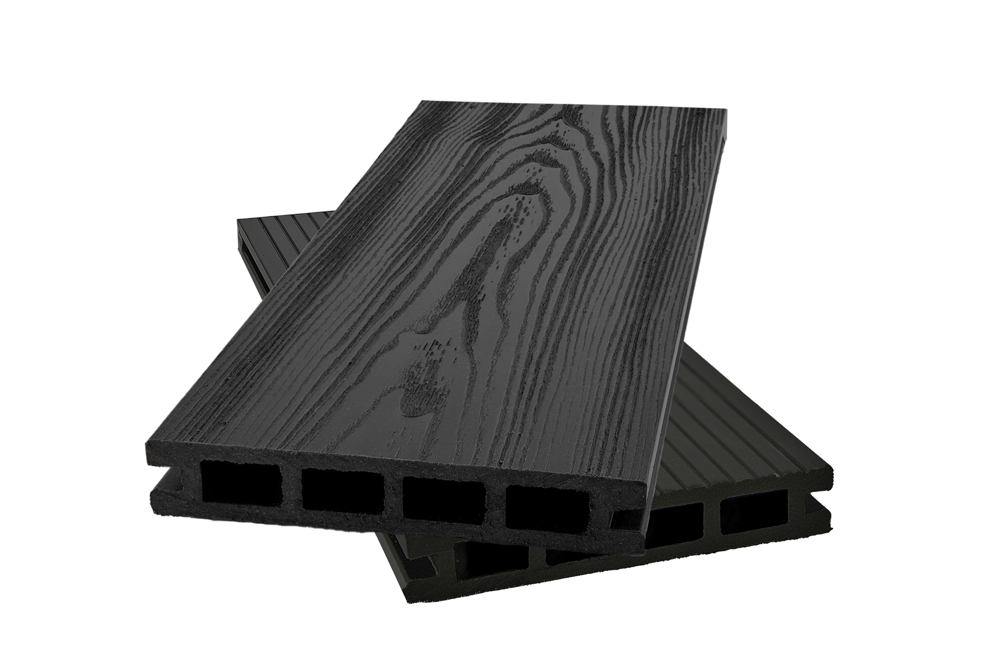 Террасная доска ДПК 24*140*4000мм TAVOLA ECO Винтаж 3D черный 