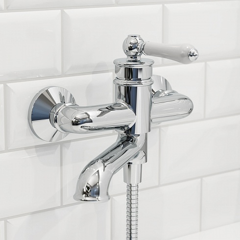 Смеситель ванна IDDIS Oxford с керам. дивертором, с коротким изливом OXFSB02i02