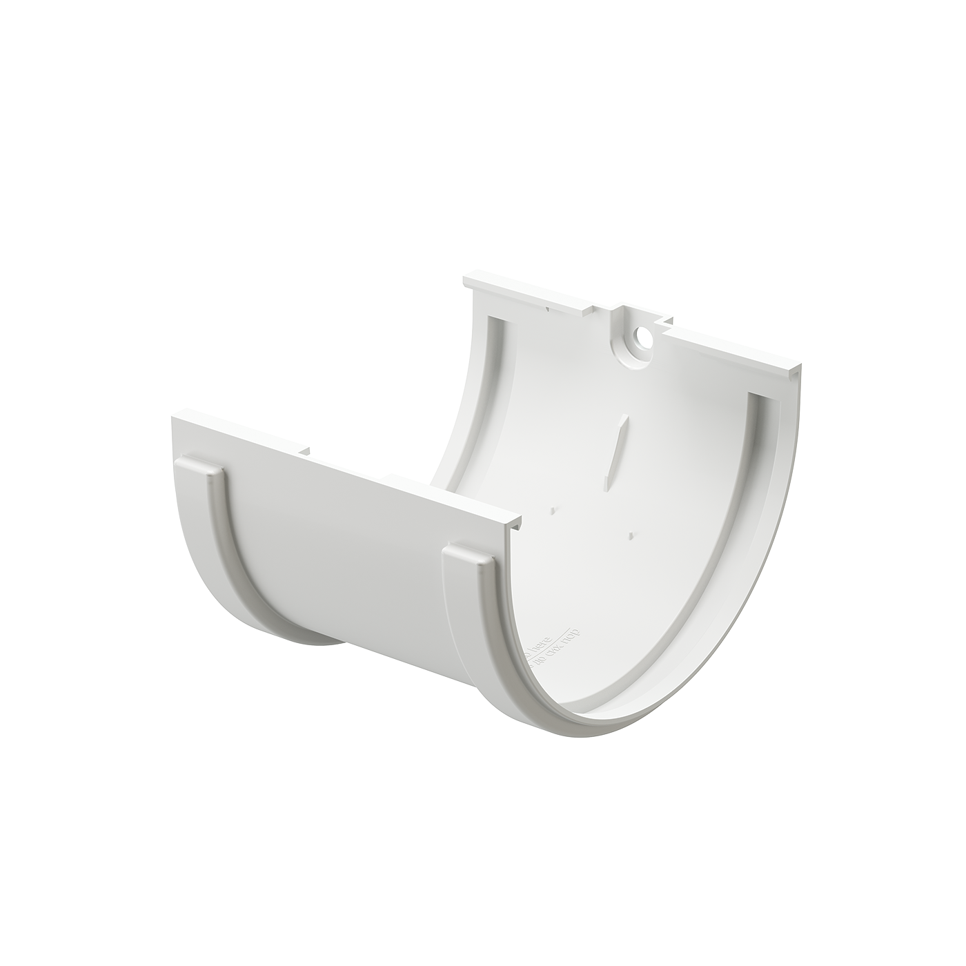 Соединитель желоба белый Döcke STANDARD