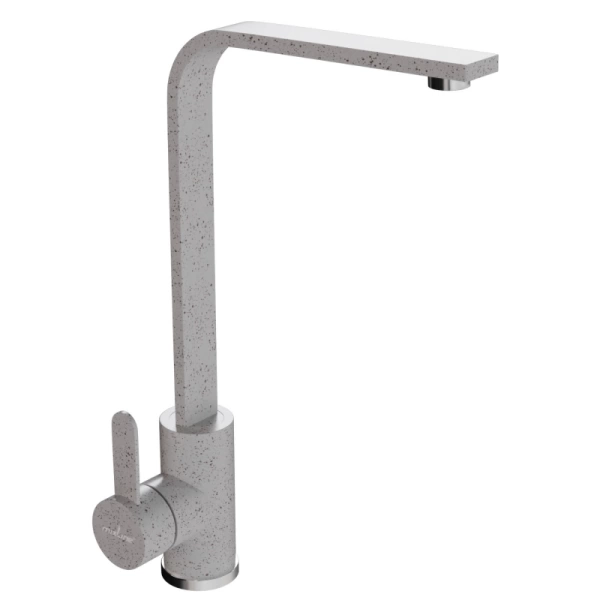 Смеситель кухня MIXLINE ML-GS14 (328) бежевый высокий излив