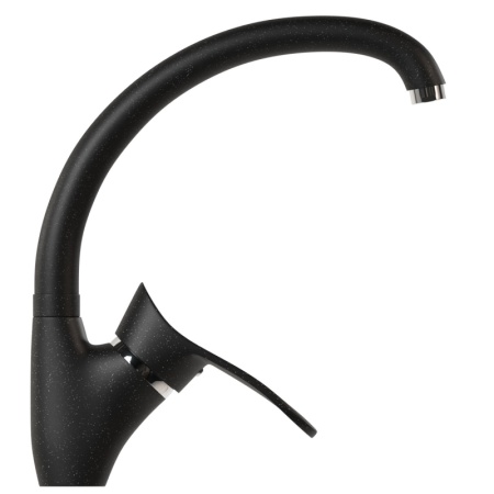 Смеситель кухня MIXLINE ML-GS01 (308) черный высокий излив