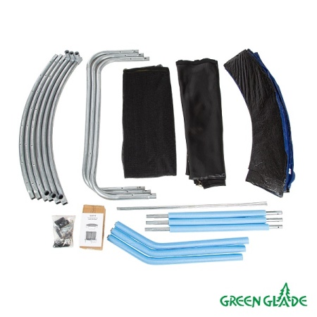 Батут 8-футовый 3 ножки 3 стойки, 244*200 см, до 100 кг, В081