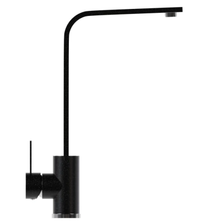Смеситель кухня MIXLINE ML-GS14 (308) черный высокий излив