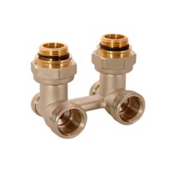 Узел нижнего подключения 1/2"x3/4" угловой 