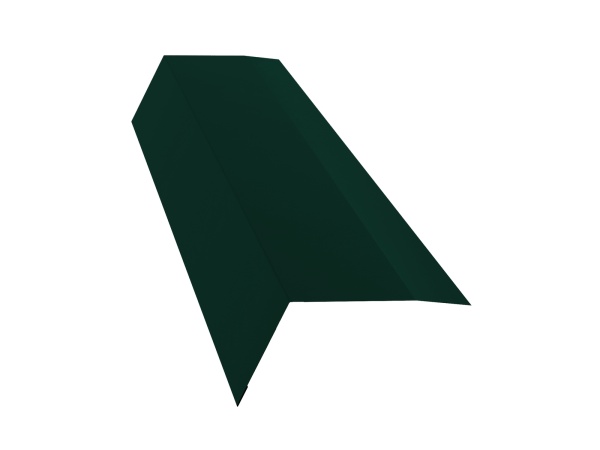 Планка карнизная (100х69 мм) 2м RAL 6005 зеленый мох