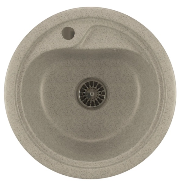 Мойка MIXLINE ML-GM10 круглая серая (310) 440мм