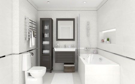 Плитка 200*600 Laparet Atria ванильная узор 60006