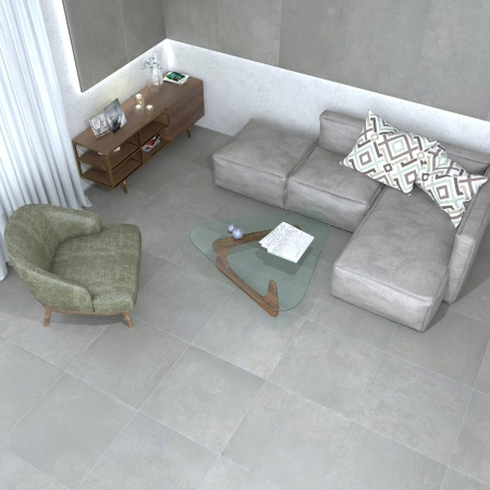 Керамогранит 600*600 Laparet Betonhome белый