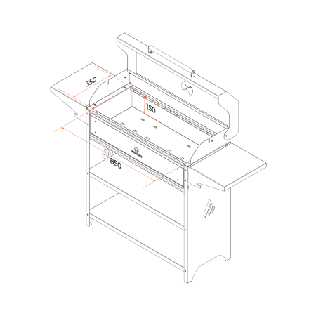 Мангал Professional Optima BBQ POB 3000 Gratar