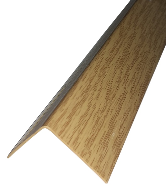 Панели пласт  угол дуб светлый 20*12 торцевой (арочный) 2,7м Идеал