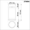 Светильник накладной OVER ULAR, GU10, белый, 370884